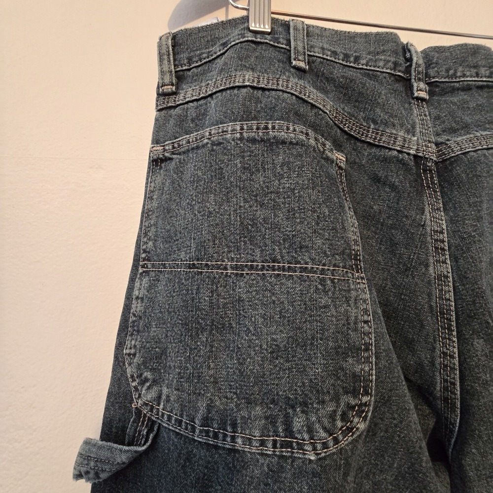 Vtg Wrangler Jeans Mens 34x34 Baggy Carpenter Straight Cotton Streetwear Skater - Picture 15 of 16